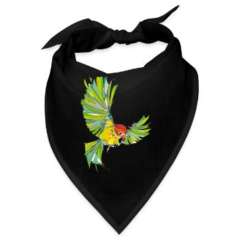 Lovebird - Bandana - Schwarz - Vorne