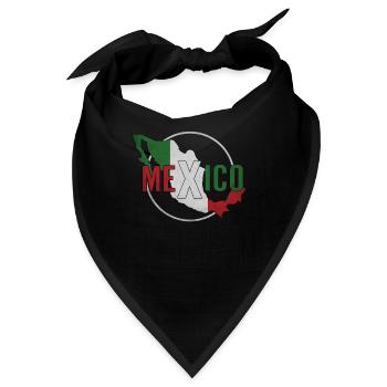 Mexiko - Bandana - Schwarz - Vorne