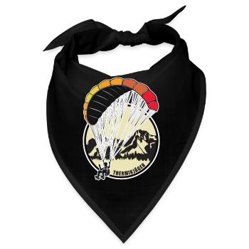 Paragliding Geschenk - Bandana - Schwarz - Vorne