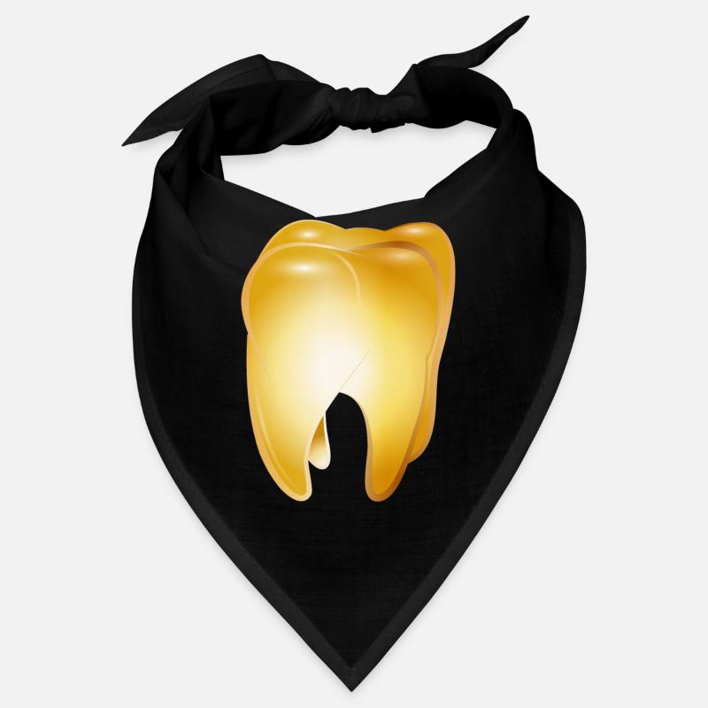 Une dent d’or comme symbole du succès et de l’argent Bandana
