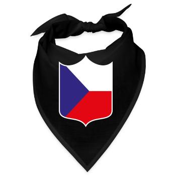 Tschechien - Bandana - Schwarz - Vorne
