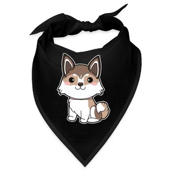 Norwegischer Lundehund - Bandana - Schwarz - Vorne