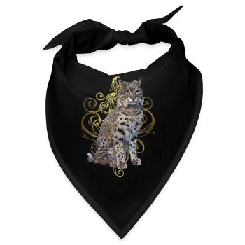 Luchs - Bandana - Schwarz - Vorne
