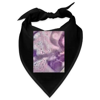 Abstrakte Welt - Bandana - Schwarz - Vorne