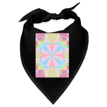 Regenbogen - Bandana - Schwarz - Vorne
