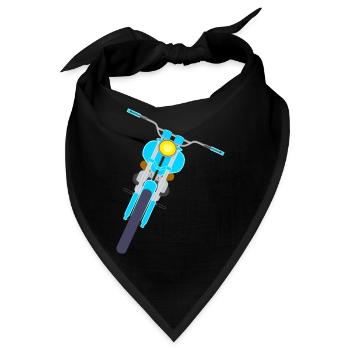 moped - Bandana - Schwarz - Vorne
