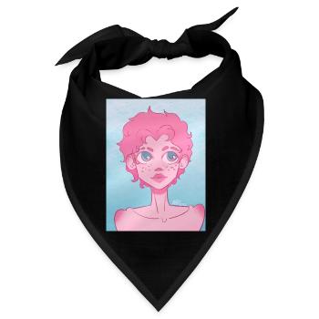 Süßigkeiten Crush - Bandana - Schwarz - Vorne