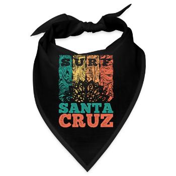 Santa Cruz Surf - Bandana - Schwarz - Vorne