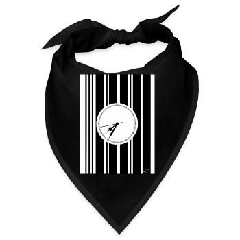 BLEIBEN - Bandana - Schwarz - Vorne
