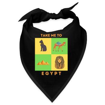 BRING MICH NACH ÄGYPTEN - Bandana - Schwarz - Vorne