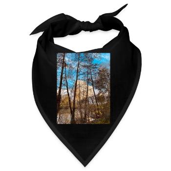 Hochhaus Coole Farbe Bäume - Bandana - Schwarz - Vorne