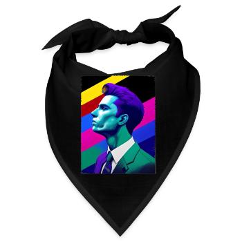 Stand with Pride - Bandana - Schwarz - Vorne