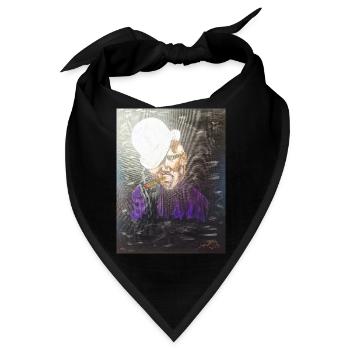 Grace Jones Smoke 2021 plus2 Mumzy Maria Uberstein - Bandana - Schwarz - Vorne