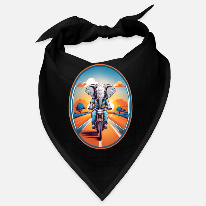 Eléphant à moto Bandana