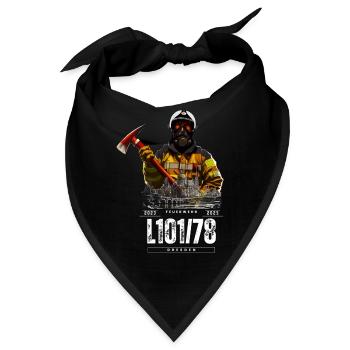 Motiv (einseitig) Version Dresden - Bandana - Schwarz - Vorne