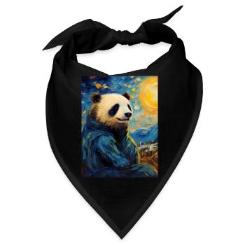 Vincent Van Panda - Bandana - Schwarz - Vorne