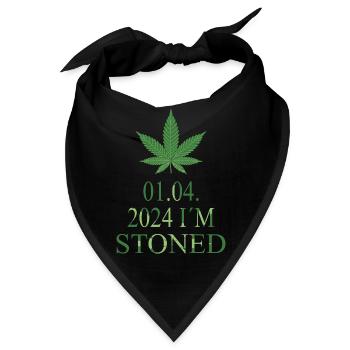 Legales Hanf 01.04.2024 - Bandana - Schwarz - Vorne