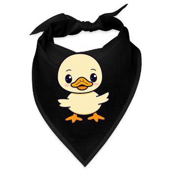 Entchen - Bandana - Schwarz - Vorne