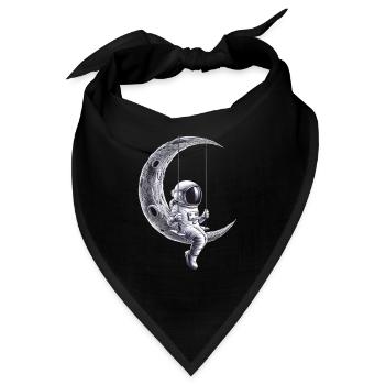 Mondschaukel Astronaut Abenteuer - Bandana - Schwarz - Vorne