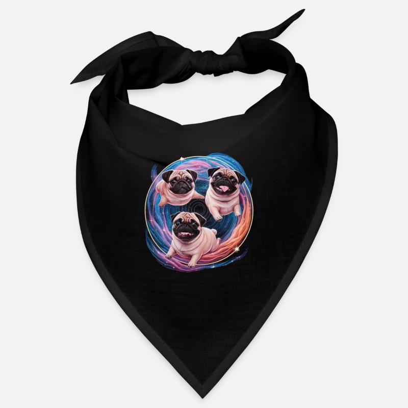 Space Pug Adventure - Galactic Friends Bandana