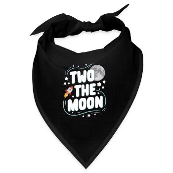 Zweiter Geburtstag Weltraumfeier - Bandana - Schwarz - Vorne