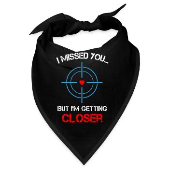 I Missed You Sniper - Bandana - Schwarz - Vorne