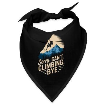 Klettern Freeclimbing felsklettern für Frauen - Bandana - Schwarz - Vorne