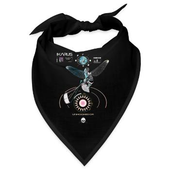 Kitesurfer - Bandana - Schwarz - Vorne
