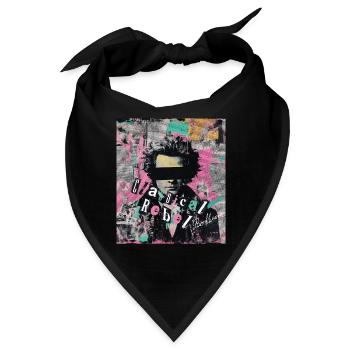 Beethoven Klassische Rebel Punk Kunst Collage - Bandana - Schwarz - Vorne