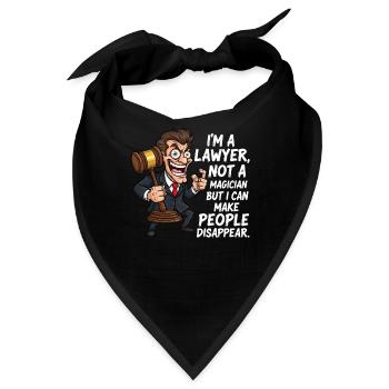 Anwalt & Magier: Leute verschwinden lassen! - Bandana - Schwarz - Vorne