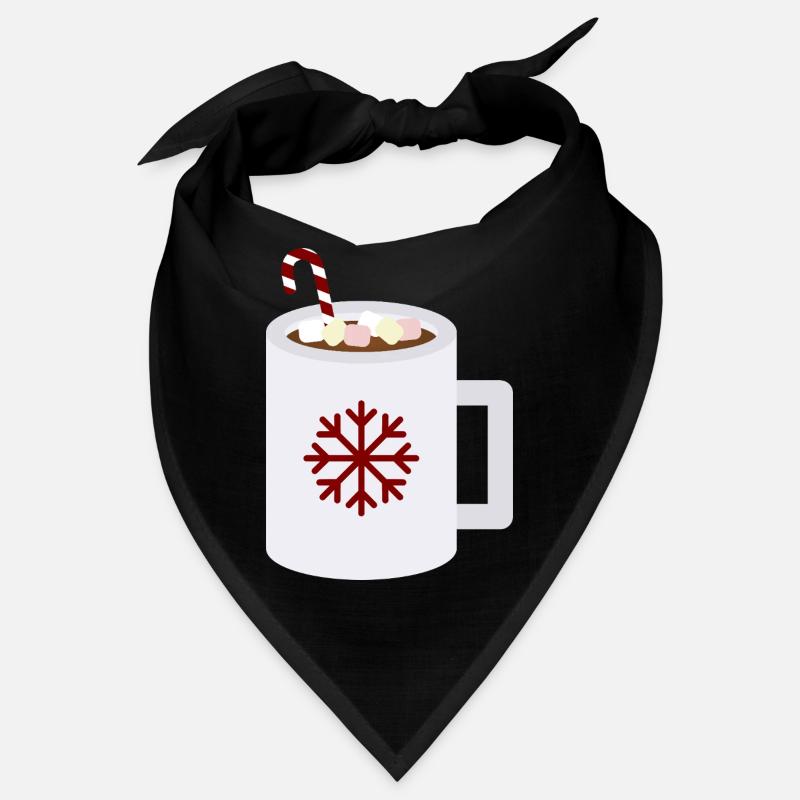 Snowflake Cocoa Mug Art Bandana