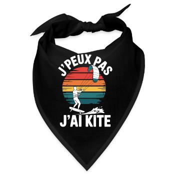 Ich kann es nicht tunen, Geschenk-Humor - Bandana - Schwarz - Vorne