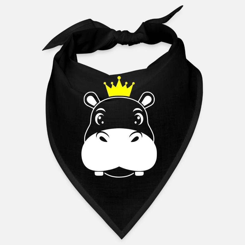 Nilpferd König Krone Prinz Vektor Bandana