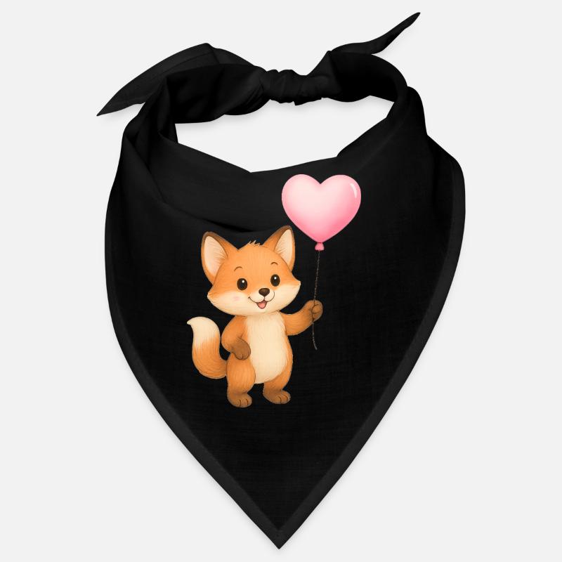 Herzballon Fuchs Bandana