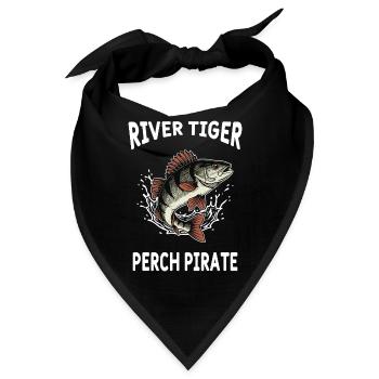 Angeln auf Barch River Tiger - Bandana - Schwarz - Vorne