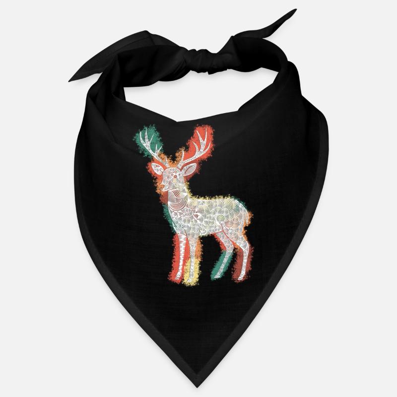 Zentangle Roebuck Bandana