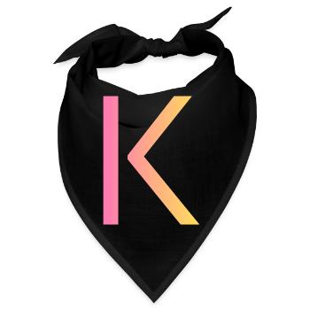K - Bandana - Schwarz - Vorne