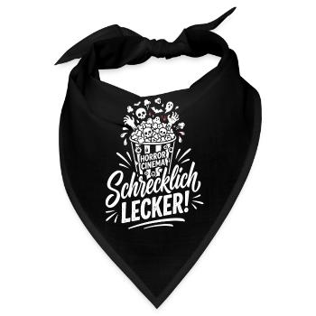 Blutspritzer Horror Splatter Design - Bandana - Schwarz - Vorne