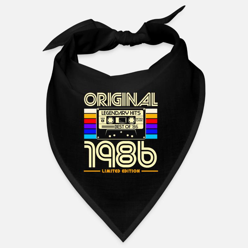 Original 1986 Édition limitée Cassette rétro Bandana