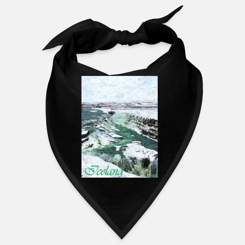 Cascades gelées en Islande Bandana