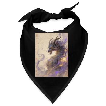 Das violette Inferno: Qilin Zijin – Sternbild - Bandana - Schwarz - Vorne