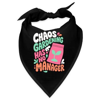 Chaos Gardening ohne Manager - Bandana - Schwarz - Vorne