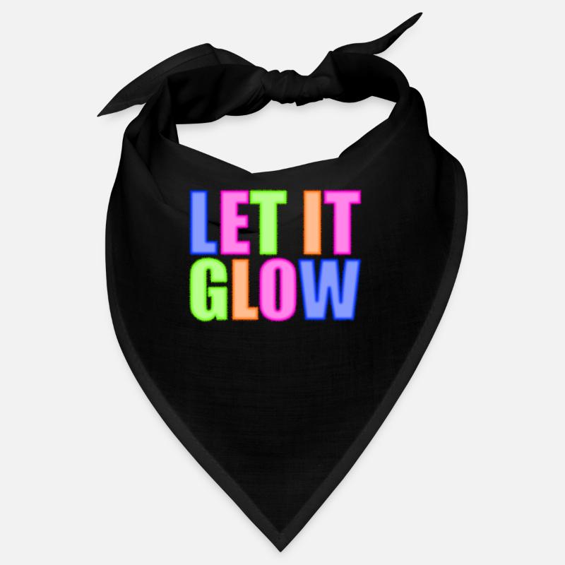 Lass es leuchten - Positives Design Bandana