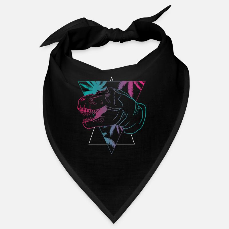 T-Rex Neon Triangle Artwork Gift Bandana