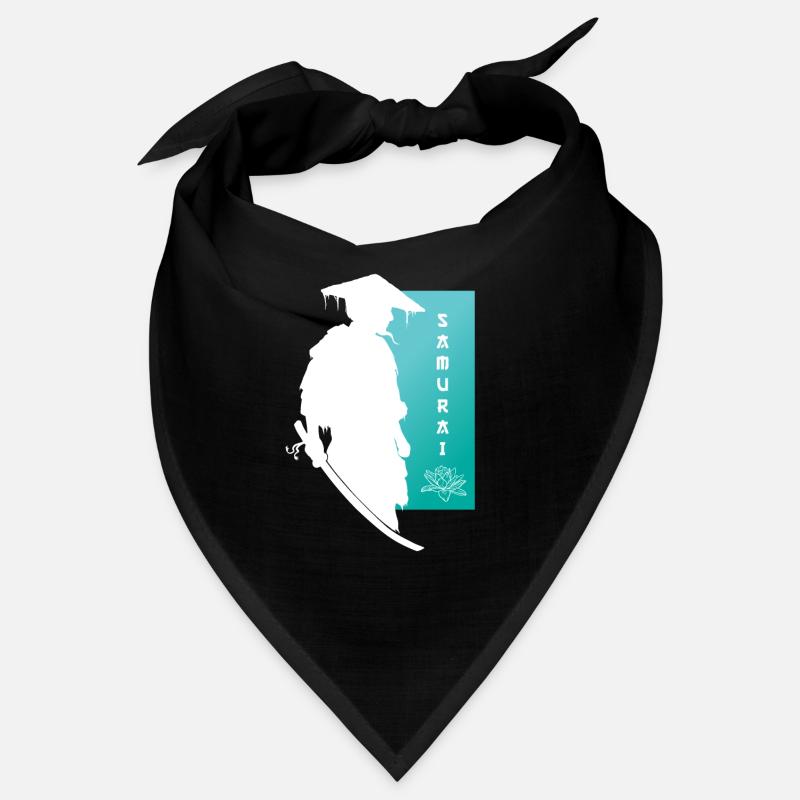 Samurai Blume Krieger Seelenfrieden Kunst Bandana