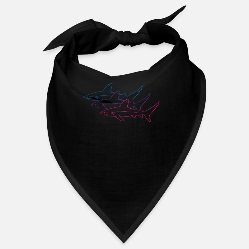 Requins Néon Duo Majesté Océan Bandana