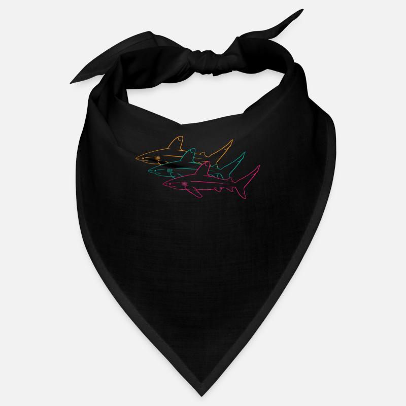 Requins Néon Duo Majesté Océan Bandana
