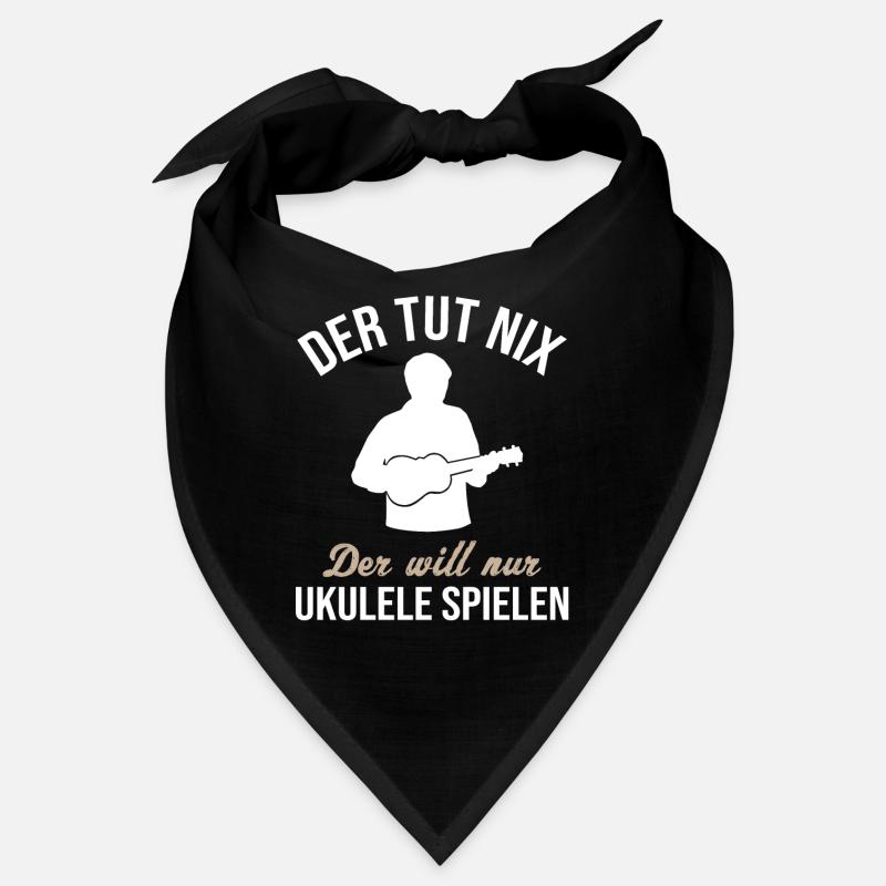 Innocent Ukulele Player Fun Gift Bandana