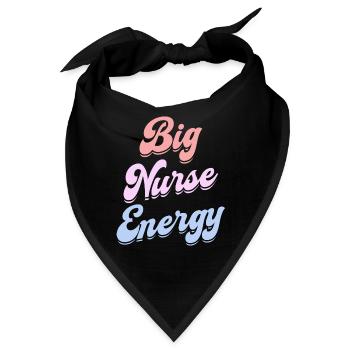 Energische Krankenschwester Krankenschwester - Bandana - Schwarz - Vorne