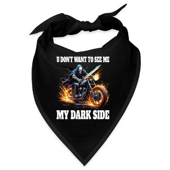 Mein Skelett-Meme der dunklen Seite - Bandana - Schwarz - Vorne